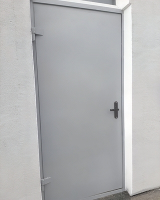 Глухая металлическая дверь Глухая металлическая дверь