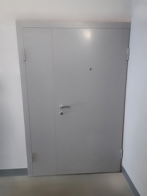 Полуторная серая дверь Полуторная серая дверь