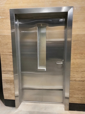 Нержавеющая дверь с окном Нержавеющая дверь с окном