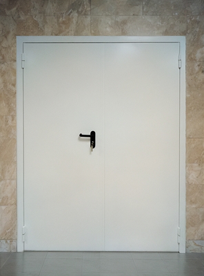 Двустворчатая огнеупорная дверь Двустворчатая огнеупорная дверь