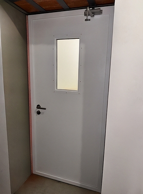 Остекленная стальная дверь Остекленная стальная дверь