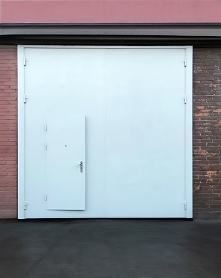 Ворота со встроенной дверью Ворота со встроенной дверью