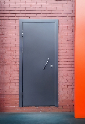 Дверь с ручкой-скобой Дверь с ручкой-скобой