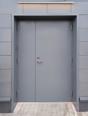 Полуторная дверь серого цвета Полуторная дверь серого цвета